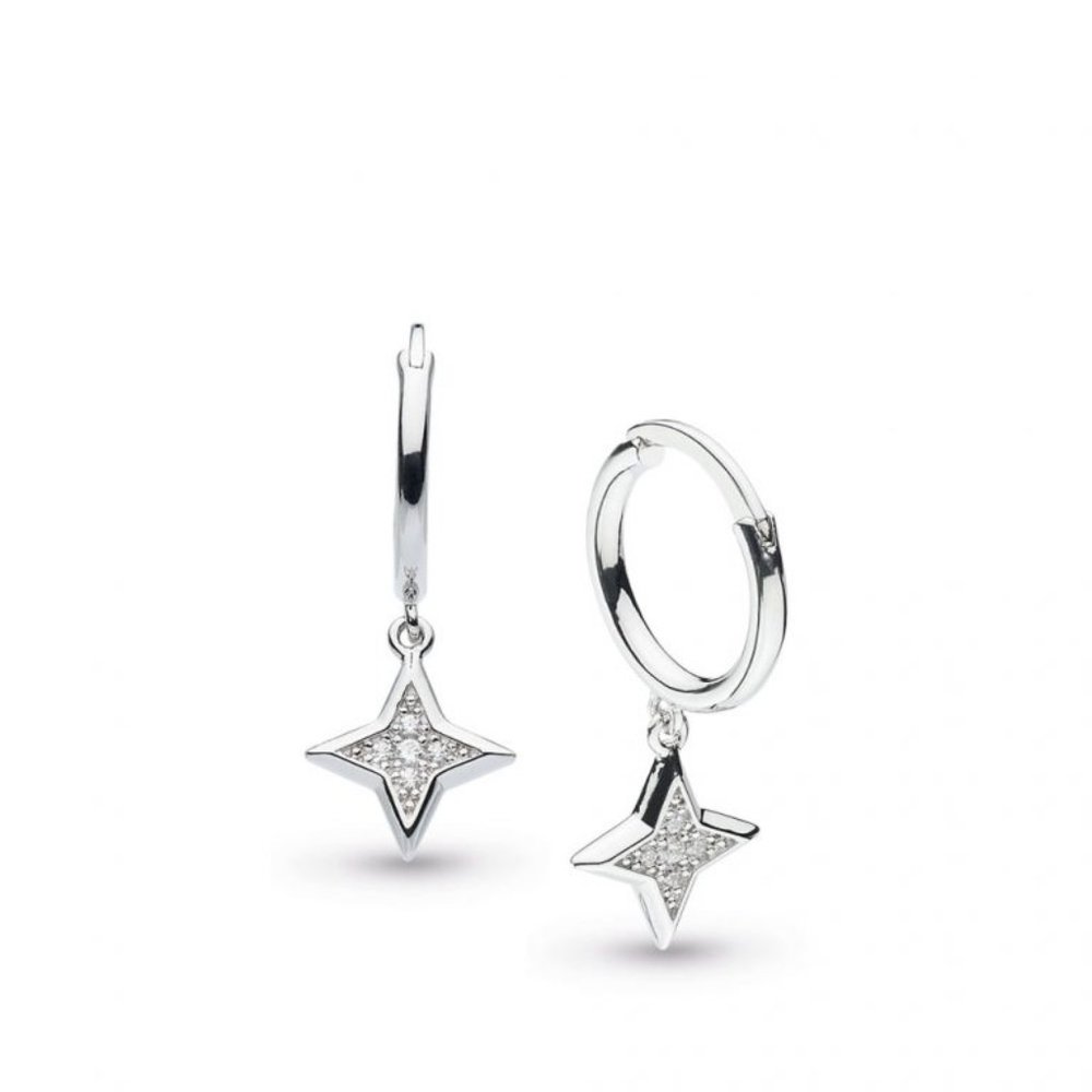 Kit Heath Stardust Hoop Drop Earrings